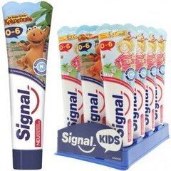 Dantų pasta Signal Kids Gel, 0-6, 50 ml kaina ir informacija | Dantų šepetėliai, pastos | pigu.lt