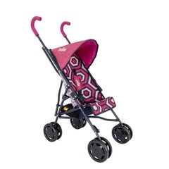 Lėlių vežimėlis Joie Junior Nitro, rožinis/pilkas kaina ir informacija | Žaislai mergaitėms | pigu.lt