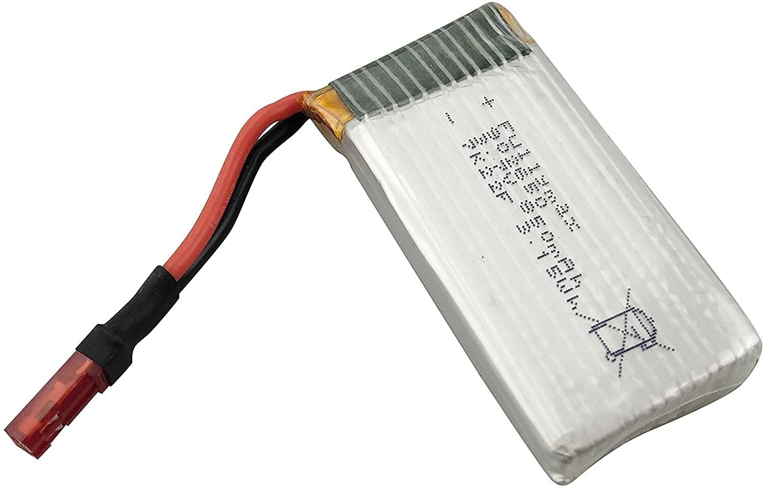 2 vnt. 3,7 V 850 mAh Li-Po pakaitinė baterija kvadrikopteriui RC dronui Syma X56 X56W X54HW X54HC Sulankstomas kaina ir informacija | Išmanioji technika ir priedai | pigu.lt