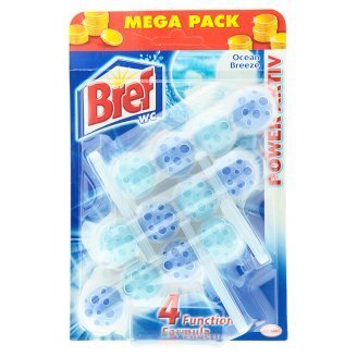 Bref Power Active Ocean muiliukas klozetui, 3x50 g kaina ir informacija | Valikliai | pigu.lt