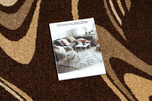 Rugsx ковровая дорожка Karmel Fryz, кофейная / коричневая, 70 см цена и информация | Ковры | pigu.lt