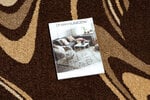 Rugsx ковровая дорожка Karmel Fryz, кофейная / коричневая, 90 см