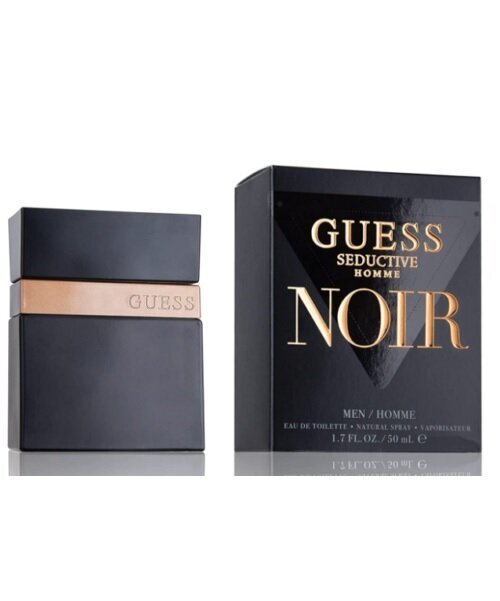 Tualetinis vanduo vyrams Guess Seductive Homme Noir EDT, 50 ml kaina ir informacija | Kvepalai vyrams | pigu.lt