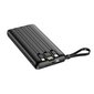 Veger C10 10000mAh (MicroUSB + Type C + Lightning 8-pin) (W1116) kaina ir informacija | Atsarginiai maitinimo šaltiniai (power bank) | pigu.lt