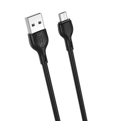 XO NB200 USB - microUSB 2,0m 2.1A kaina ir informacija | Kabeliai ir laidai | pigu.lt
