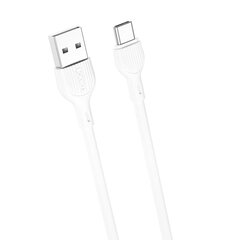 XO NB200 USB - USB-C 1,0m 2.1A цена и информация | Кабели и провода | pigu.lt