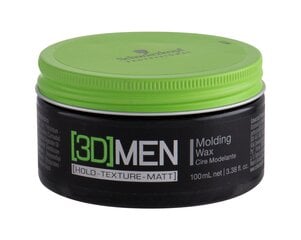 Воск для укладки волос Schwarzkopf 3DMEN Molding Wax 100 мл цена и информация | Средства для укладки волос | pigu.lt