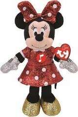 Плюшевая игрушка TY Beanie Babies Minnie Mouse цена и информация | Мягкие игрушки | pigu.lt