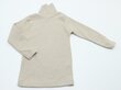 Megztinis aukštu kaklu, smėlio spalvos kaina ir informacija | Megztiniai, bluzonai, švarkai mergaitėms | pigu.lt