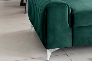Sofa NORE Laurence, tamsiai žalia kaina ir informacija | Sofos | pigu.lt