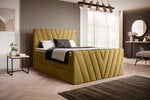 Кровать NORE Candice Loco 45, 140x200 см, желтый цвет