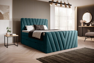 Кровать NORE Candice Lukso 39, 140x200 см, зеленый цвет цена и информация | Кровати | pigu.lt