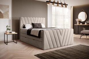Кровать NORE Candice Sola 18, 160x200 см, бежевый цвет цена и информация | Кровати | pigu.lt
