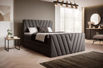 Кровать NORE Candice Flores 22, 180х200 см, коричневый цвет