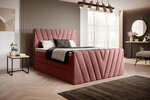 Кровать NORE Candice Lukso 24, 180x200 см, розовый цвет