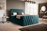 Кровать NORE Candice Lukso 39, 180х200 см, зеленая