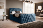 Кровать NORE Candice Lukso 40, 180x200 см, синего цвета