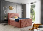 Кровать NORE Candice Nube 24, 180x200 см, розовая