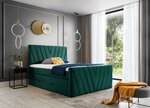 Кровать NORE Candice Nube 35, 180x200 см, зеленая