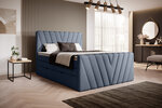 Кровать NORE Candice Poco 40, 180x200 см, синий цвет