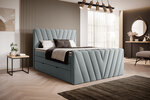 Кровать NORE Candice Savoi 100, 180x200 см, синего цвета
