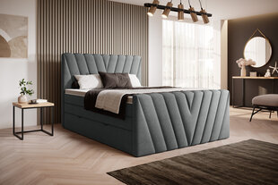 Lova NORE Candice Vero 05 180x200 cm, pilka kaina ir informacija | Lovos | pigu.lt