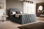 Кровать NORE Candice Vero 05 180x200 см, серый цвет