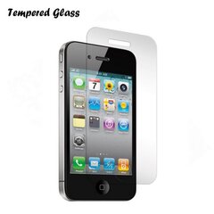 Apsauginis stiklas Tempered Glass skirtas Apple iPhone 4 4S kaina ir informacija | Apsauginės plėvelės telefonams | pigu.lt