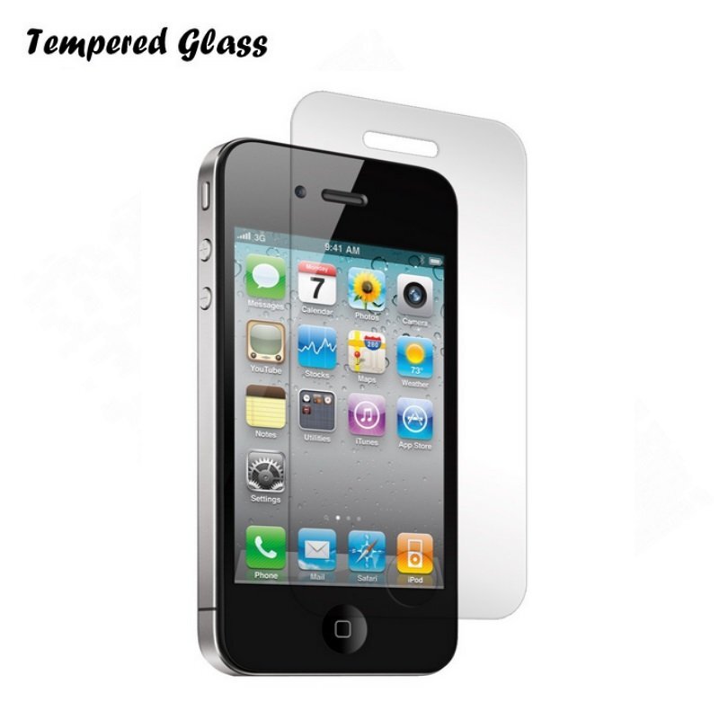 Apsauginis stiklas Tempered Glass skirtas Apple iPhone 4 4S цена и информация | Apsauginės plėvelės telefonams | pigu.lt