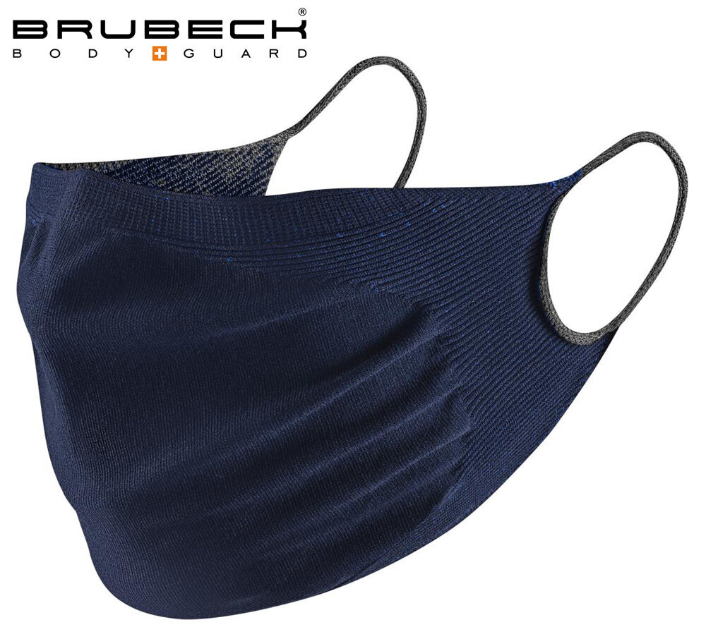 Daugkartinio naudojimo apsauginė kaukė Brubeck mėlyna S/M kaina ir informacija | Galvos apsauga | pigu.lt