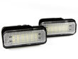 LED numerių apšvietimo rinkinys Mercedes Benz C CLS E W203 W211 W219 цена и информация | Automobilių lemputės | pigu.lt