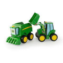 Žaislinių žemės ūkio transporto prieminių John Deere rinkinys Tomy, 47193, žalias, 2 d. kaina ir informacija | Žaislai berniukams | pigu.lt