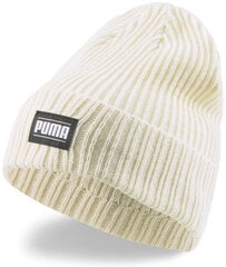 Шапка Puma Ribbed Classic Cuff Beanie White 024038 04 024038 04 цена и информация | Puma Мужские аксессуары | pigu.lt