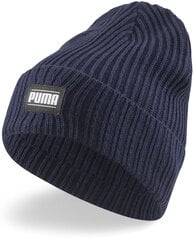 Шапка Puma Ribbed Classic Cuff Beanie Blue 024038 02 024038 02 цена и информация | Мужские шарфы, шапки, перчатки | pigu.lt