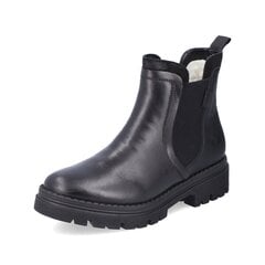 Женские ботинки RiekerZ858400, черные цена и информация | Женские сапоги | pigu.lt