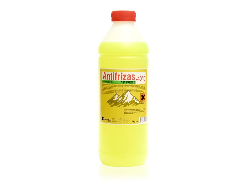 Antifrizas geltonas – 40°C 1kg цена и информация | Langų ir aušinimo skysčiai | pigu.lt