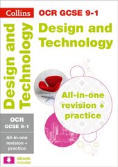 OCR GCSE 9-1 Design & Technology All-in-One Complete Revision and Practice: Ideal for Home Learning, 2022 and 2023 Exams edition цена и информация | Книги для подростков  | pigu.lt