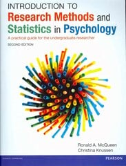 Introduction to Research Methods and Statistics in Psychology: A practical guide for the undergraduate researcher 2nd edition kaina ir informacija | Socialinių mokslų knygos | pigu.lt