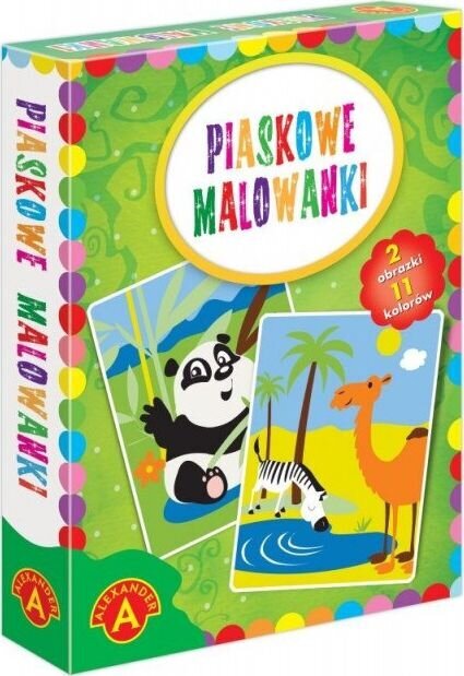 Dažymo smėliu rinkinys Alexander Panda ir kupranugaris kaina ir informacija | Piešimo, tapybos, lipdymo reikmenys | pigu.lt