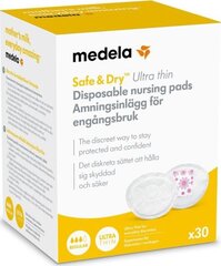 Krūties įklotai Medela, 30 vnt цена и информация | Товары для кормления | pigu.lt