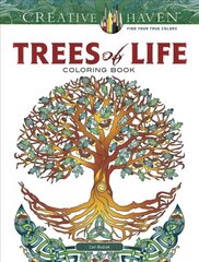 Creative Haven Trees of Life Coloring Book kaina ir informacija | Knygos apie sveiką gyvenseną ir mitybą | pigu.lt