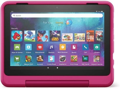 Amazon Fire HD 8 32GB Kids Pro 2022, Rainbow Universe kaina ir informacija | Planšetiniai kompiuteriai | pigu.lt