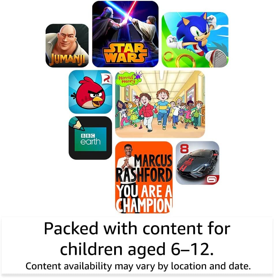 Amazon Fire HD 8 32GB Kids Pro 2022, Rainbow Universe kaina ir informacija | Planšetiniai kompiuteriai | pigu.lt