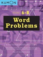 Word Problems: Grades 6 - 8 kaina ir informacija | Knygos paaugliams ir jaunimui | pigu.lt