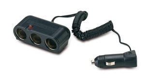 Prailgintuvas 3 lizdų su kabeliu Bottari 3 Sockets (12V/24V) kaina ir informacija | Automobilių 12V el. priedai | pigu.lt
