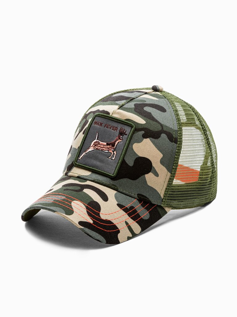 Kepurė H127, žalia цена и информация | Vyriški šalikai, kepurės, pirštinės | pigu.lt