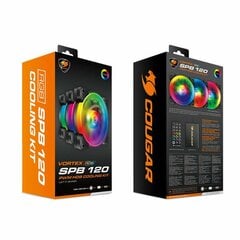 Вентилятор в корпусе Cougar Vortex RGB SPB 120 цена и информация | Компьютерные вентиляторы | pigu.lt