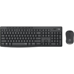 Logitech клавиатура и мышь MK295, черные цена и информация | Клавиатуры | pigu.lt