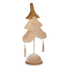 Новогодняя ёлка полярный Бежевый Позолоченный Деревянный полиэстер (12 x 43 x 22 cm) цена и информация | Рождественские украшения | pigu.lt