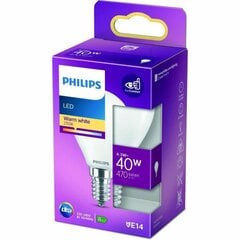 Светодиодная лампочка Philips E14 470 lm (4,5 x 8,2 cm) (2700 K) цена и информация | Электрические лампы | pigu.lt